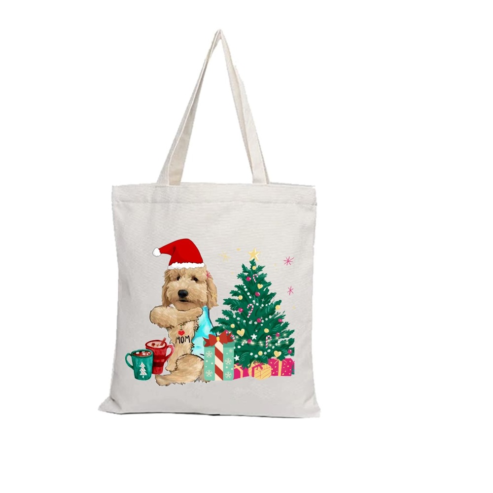 I Love My Mom Doggy Edition Xmas Tote
